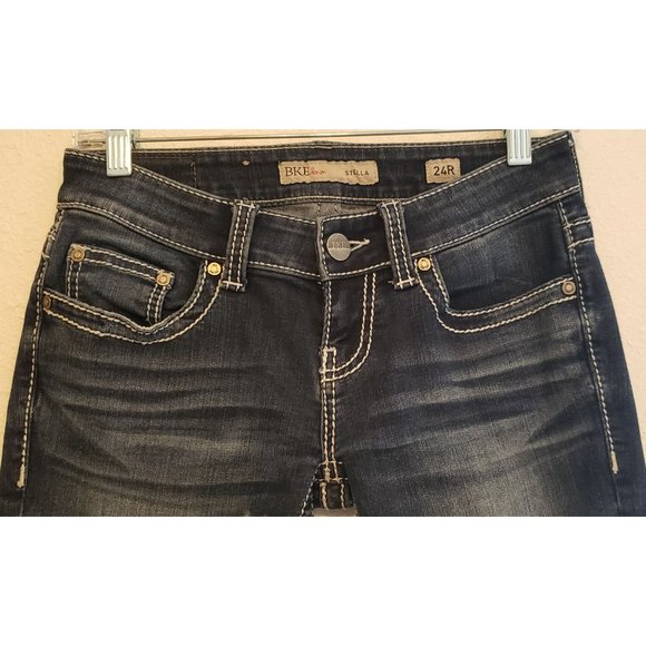 BKE ~ Stella ~ Straight ~ Boot Cut ~ Embroidered Back Pockets ~ Size 24R - Picture 5 of 13